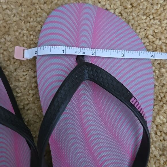 NEW Pink Gray black Puma flip fops Size 7 8. Size 7 Or 8 It States - Picture 9 of 13